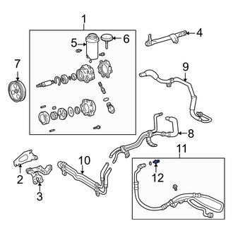 Lexus OE - Front Power Steering Pressure Sensor