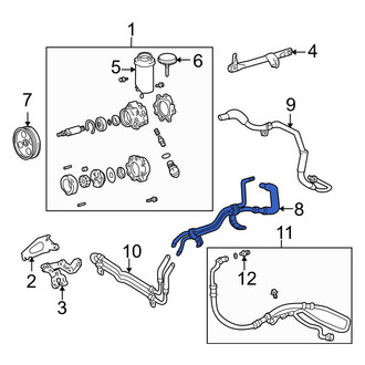 Lexus OE - Power Steering Return Hose