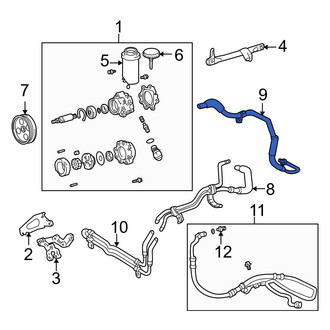 Lexus OE - Power Steering Return Hose