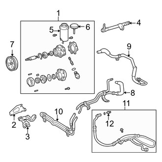 Lexus OE - Steering Gear & Linkage - Pump & Hoses
