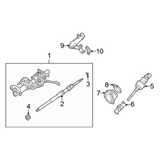 Lexus OE - Steering Column Assembly (3.0L)