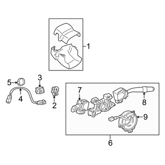 Lexus OE - Steering Column - Shroud, Switches & Levers