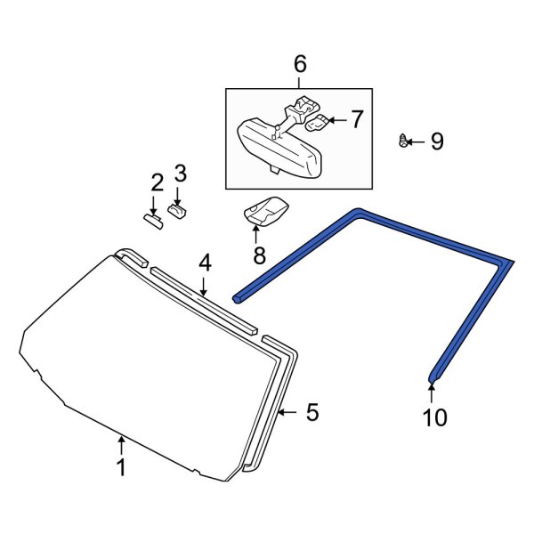 Windshield Molding