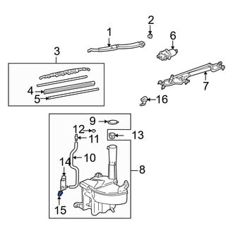 Lexus OE - Windshield Washer Pump Grommet