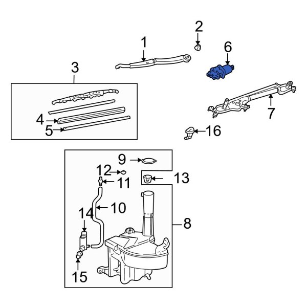 Windshield Wiper Motor