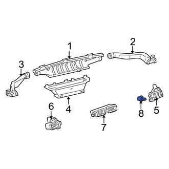 Lexus OE - Dashboard Air Vent Screw