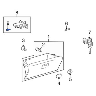 Lexus OE - Glove Box Light Bulb