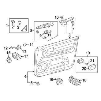 Lexus OE - Front Door - Interior Trim
