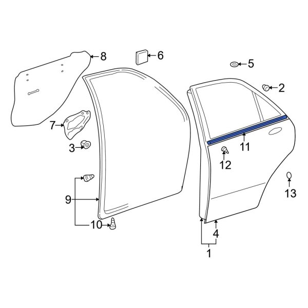 Door Window Belt Weatherstrip