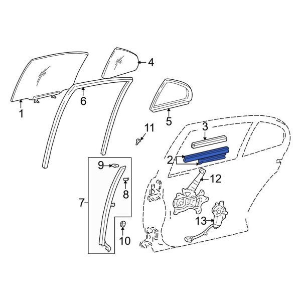 Window Regulator Rail