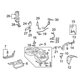 Lexus OE - Fuel System Components