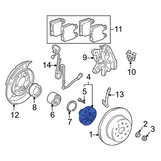 Lexus OE - Rear Wheel Hub