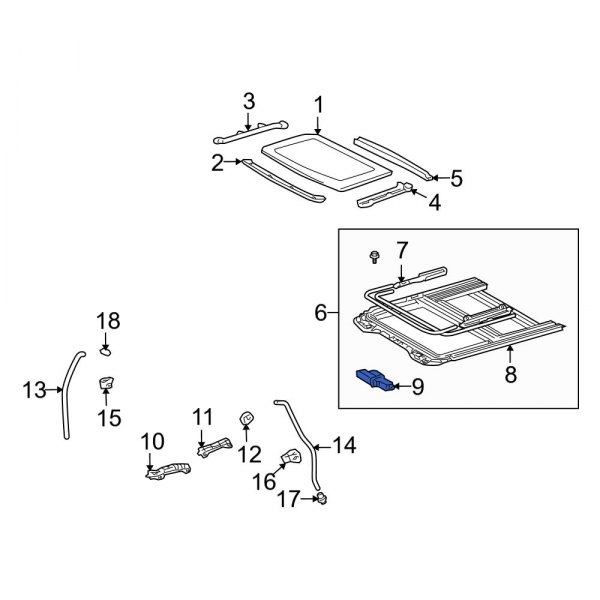 Sunroof Motor