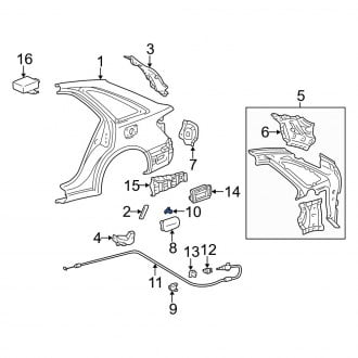 Lexus IS300 OEM Quarter Panels & Parts - Rear & Front | CARiD