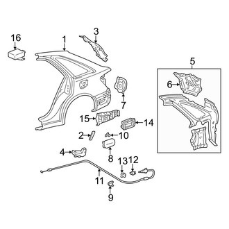 Lexus OE - Quarter Panel & Components (Wagon)