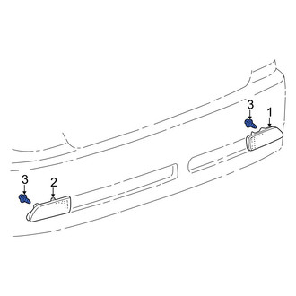 Lexus OE - Reflector Panel Screw