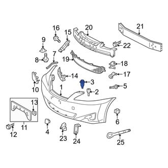 Lexus OE - Cowl Panel Clip