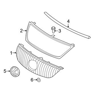 Lexus OE - Front Bumper & Grille - Grille & Components (Base)