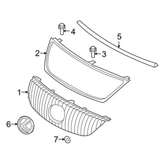 Lexus OE - Front Bumper & Grille - Grille & Components