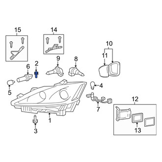 Lexus OE - Inner Headlight Mounting Bolt