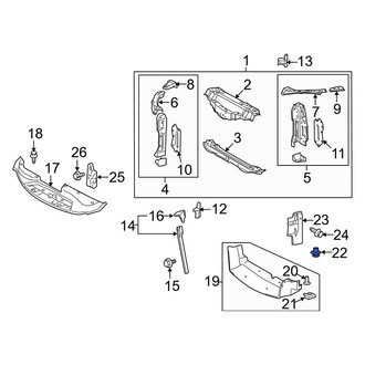 Lexus OE - Lower Valance Panel Clip