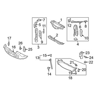 Lexus OE - Radiator Support