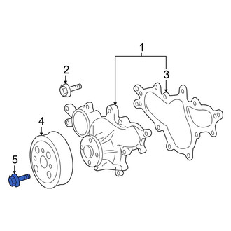 Lexus OE - Engine Water Pump Pulley Bolt