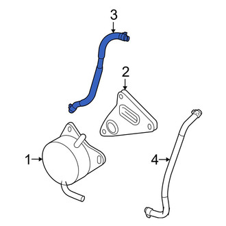 Lexus OE - Upper Automatic Transmission Oil Cooler Hose