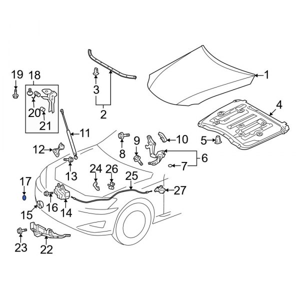 Hood Latch Spacer