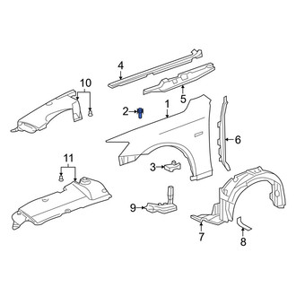 Lexus OE - Fender Liner Bolt