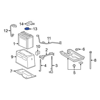 Lexus OE - Battery Cable Terminal End