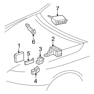 Lexus OE - Electrical Components (Under Hood)