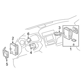 Lexus OE - Electrical Components (Instrument Panel)