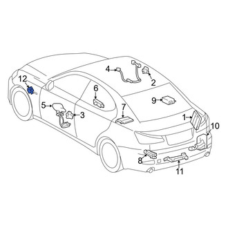 Lexus OE - Anti-Theft Alarm Siren