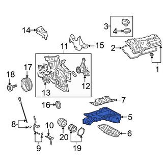 Lexus OE - Upper Engine Oil Pan