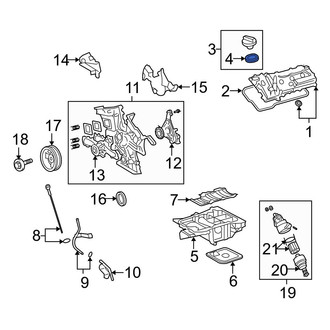 Lexus OE - Engine Oil Filler Cap Gasket