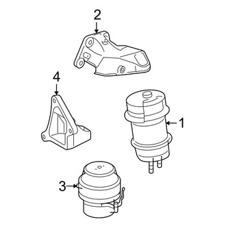 Lexus OE - Engine & Transmission Mounting (AWD)