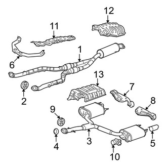 Lexus OE - Exhaust System - Exhaust Components