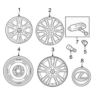 Lexus OE - Wheels (Base)