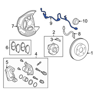 Lexus OE - Front Left ABS Wheel Speed Sensor Wiring Harness