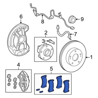 Lexus OE - Front Disc Brake Pad Set