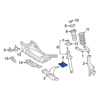 Lexus OE - Front Right Suspension Control Arm Bracket