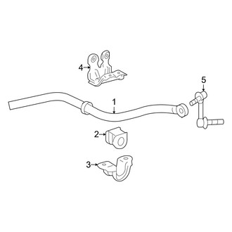Lexus OE - Front Suspension - Stabilizer Bar & Components (RWD)
