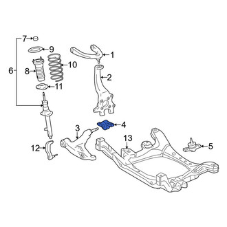 Lexus OE - Front Right Suspension Control Arm Bracket