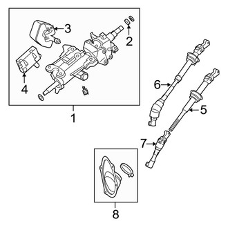 Lexus OE - Steering Column Assembly (Power Tilt and Telescopic)