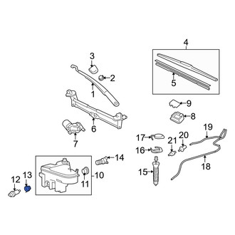 Lexus OE - Washer Fluid Level Sensor Seal