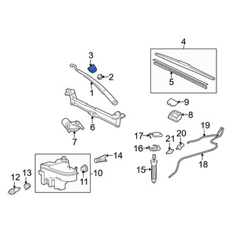 Lexus OE - Wiper Arm Cap