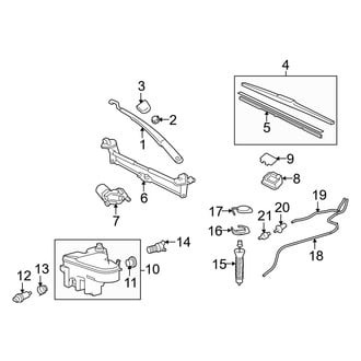 Lexus OE - Windshield - Wiper & Washer Components