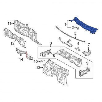 Lexus IS250 Cowl Panels & Parts | Vent Grills — CARiD.com