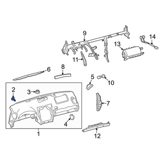 Lexus OE - Dash Panel Screw